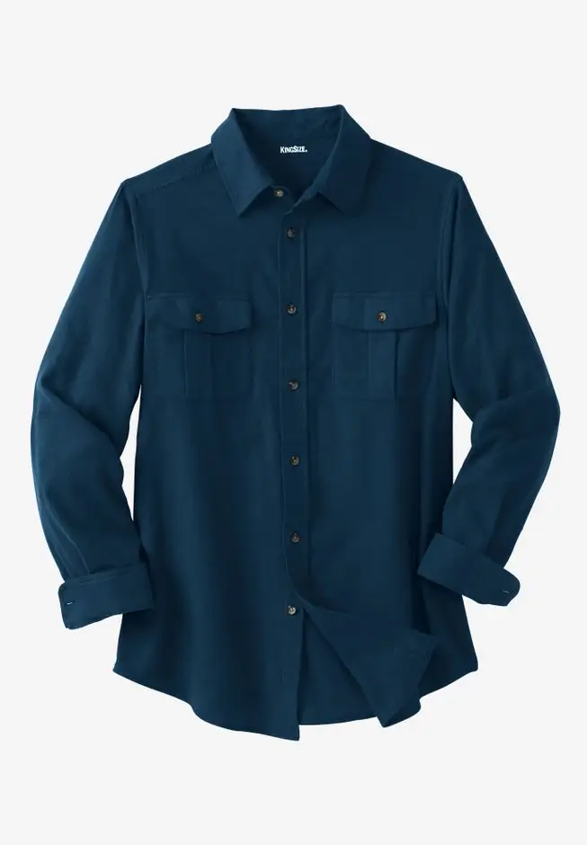 Signature Solid Flannel Shirt