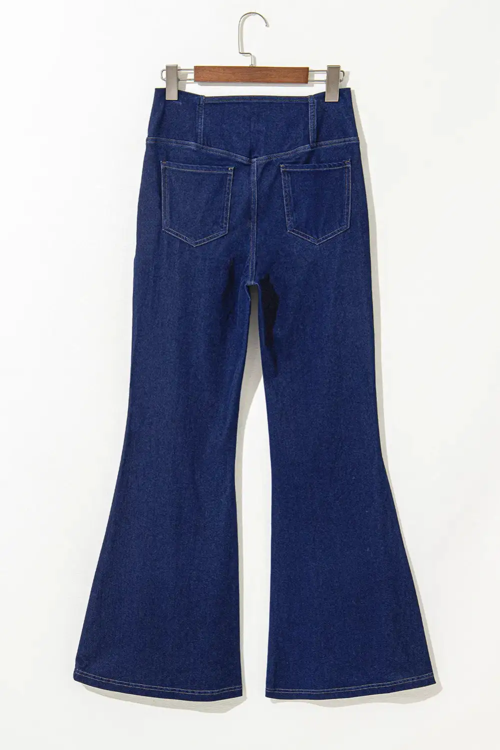 Sharp Flare Leg Denim Jeans