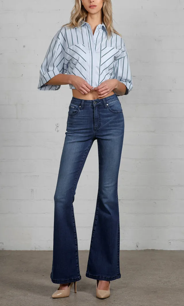 Modern Wide Flare Jeans
