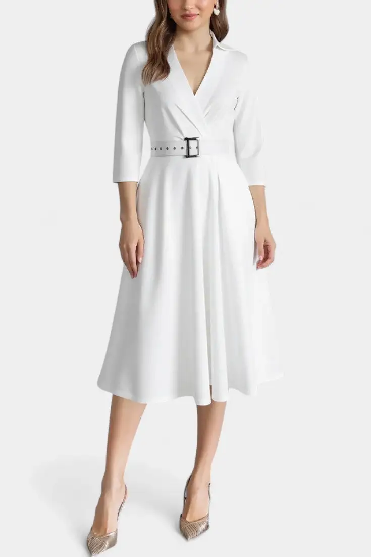 Tailored Midi Dress