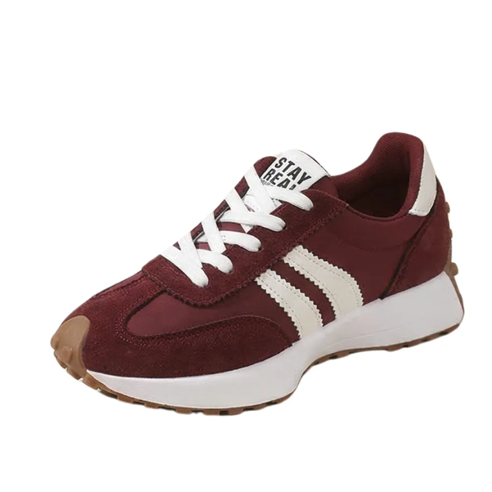 Cushioned Retro Platform Sneakers