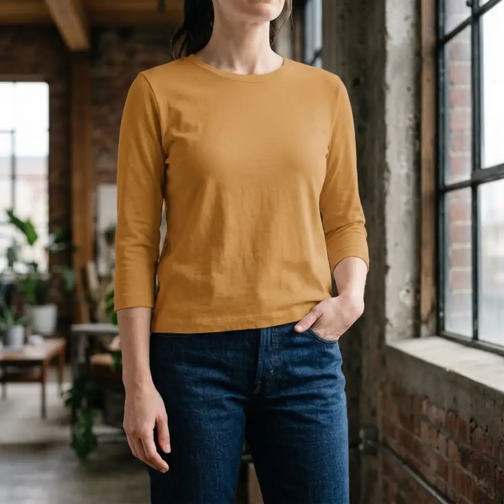 Crew-Neck Relaxed Top