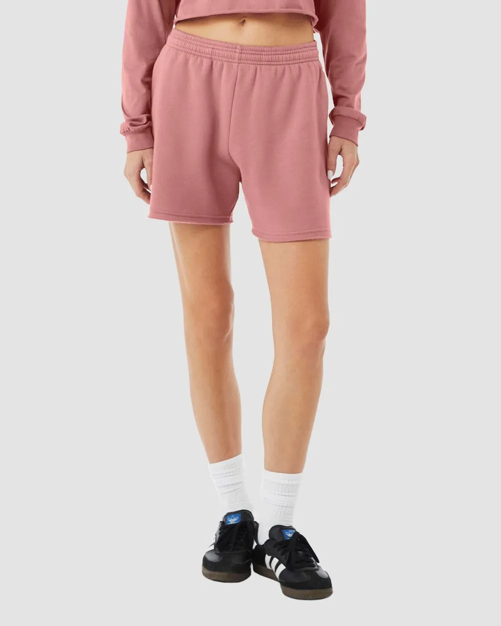 Women's Fleece Cutoff Shorts