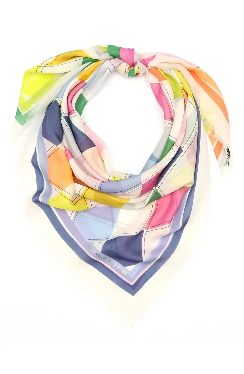 Argyle square scarf