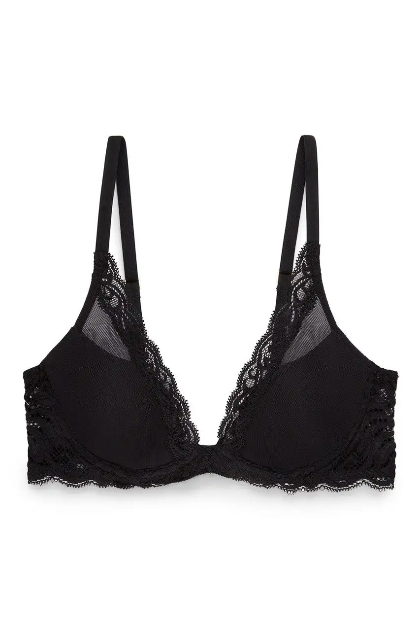 Contour Plunge Underwire Support Bra