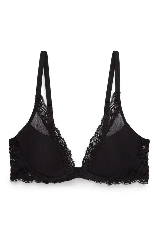 Contour Plunge Underwire Support Bra