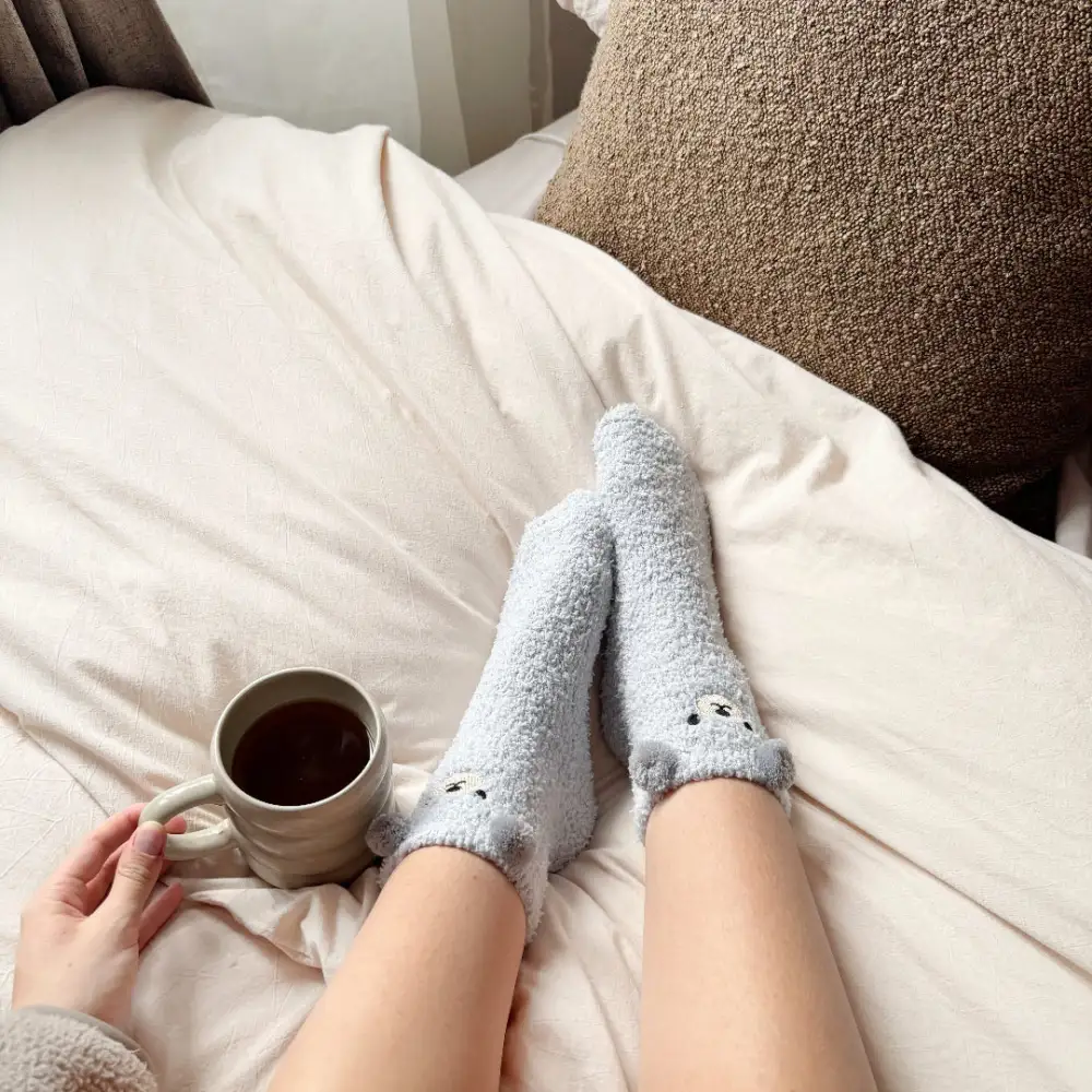 Soft Teddy Bear Socks Pack