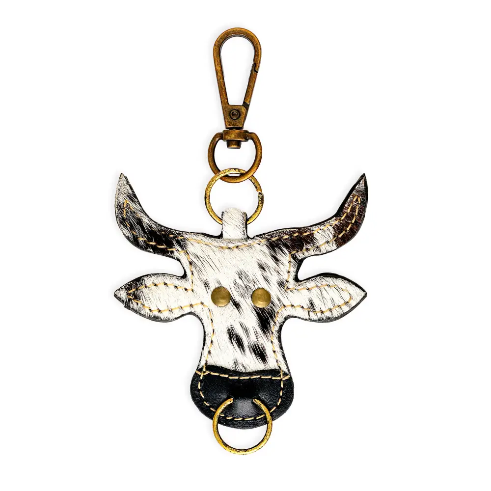 Everyday Casual Hair-On Hide Key Fob
