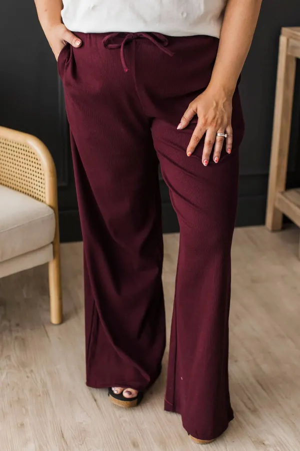 Wide Leg Drawstring Pants