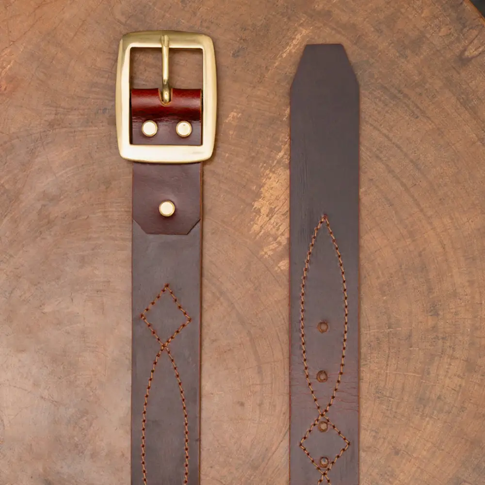 Minimal Full Grain Leather Belt