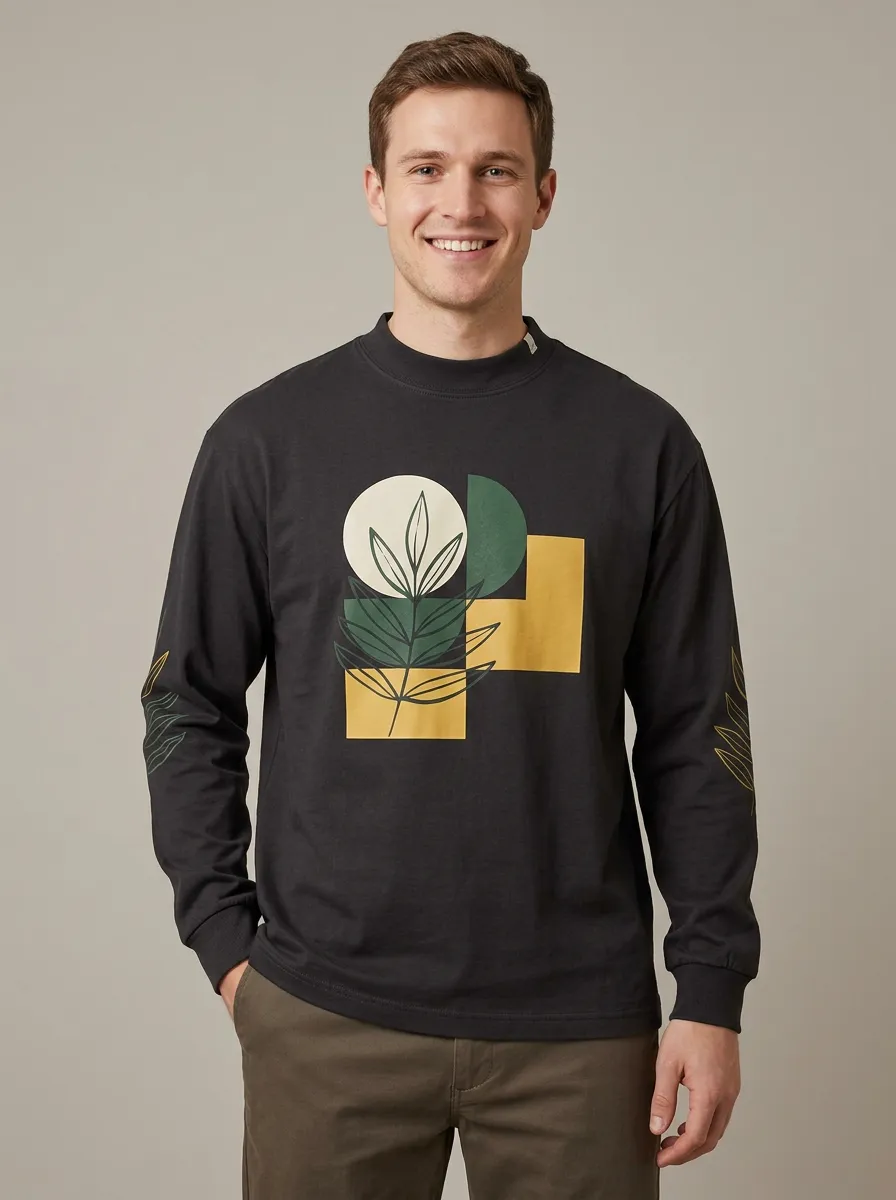 Men's Long Sleeve Layering Essential Versatile Fit Shirt