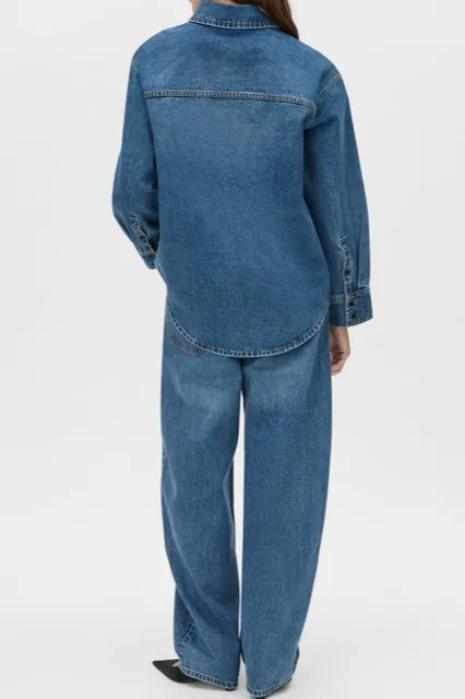 Dark Classic Blue Denim Classic Shirt