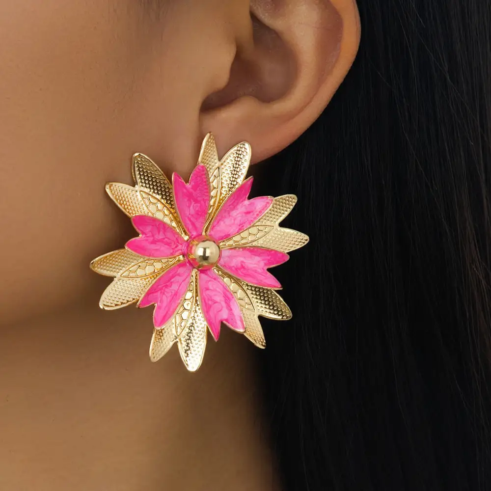 Sunflower Drop Earrings