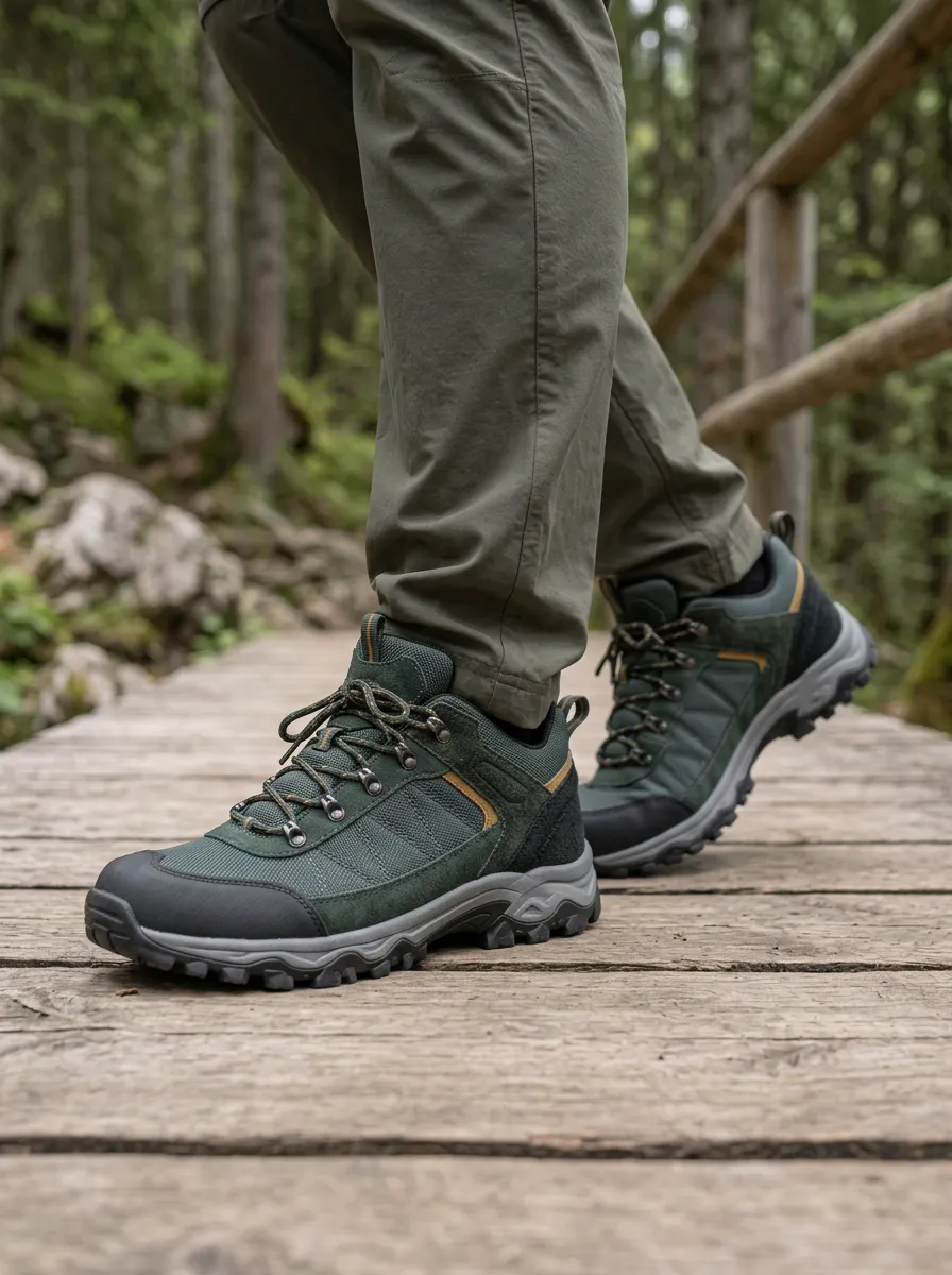 Men's Terrain Hiking Outdoor Suede Printed Shoes