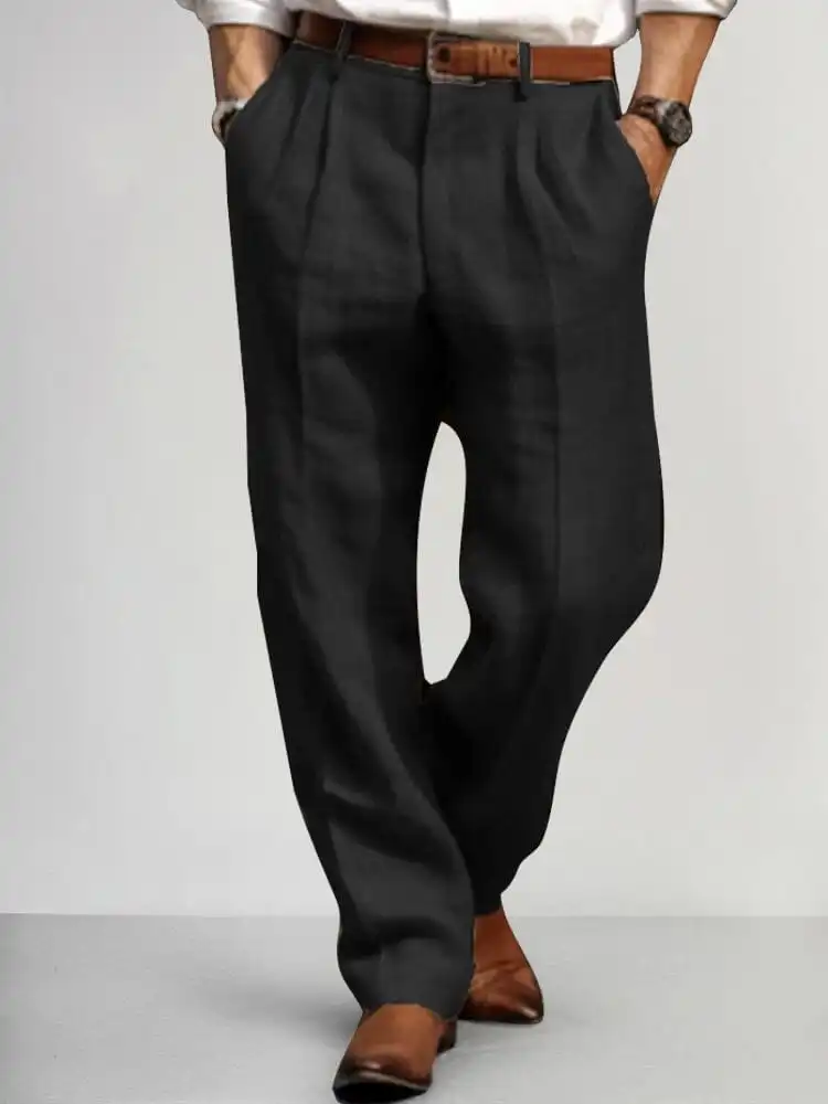 Cotton Linen Relax Pants