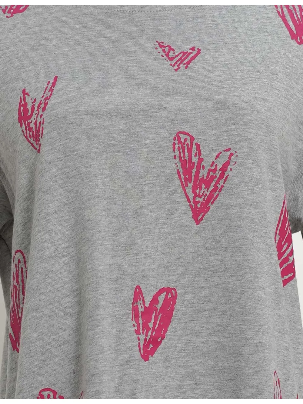 Valentine Heart Short Sleeves T-shirt