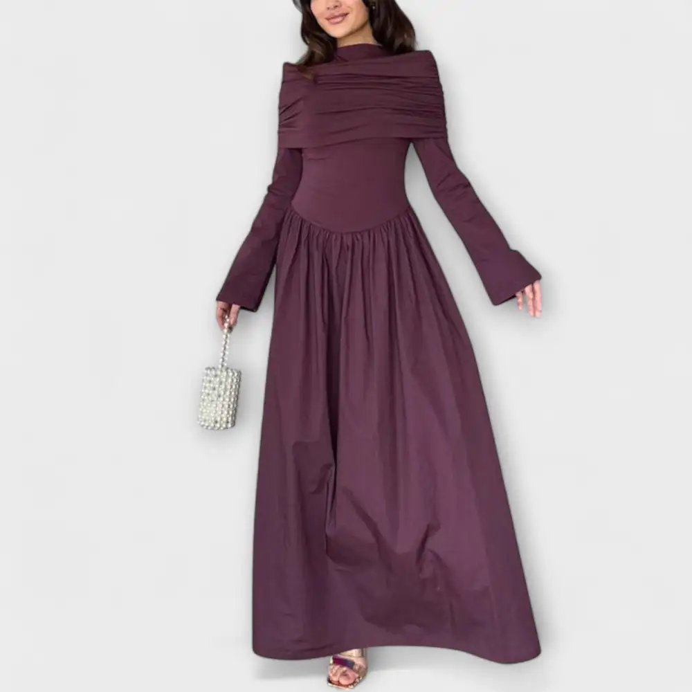 Pleated Relaxed Casual Dress