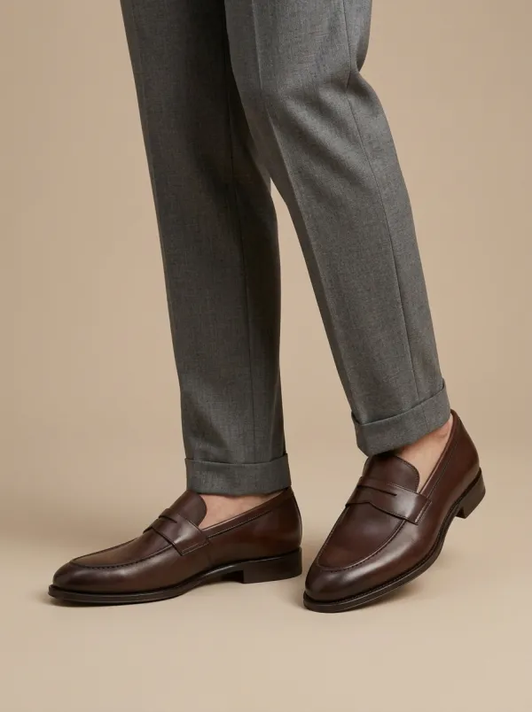 Men's Everyday Classic Leather Penny Loafers