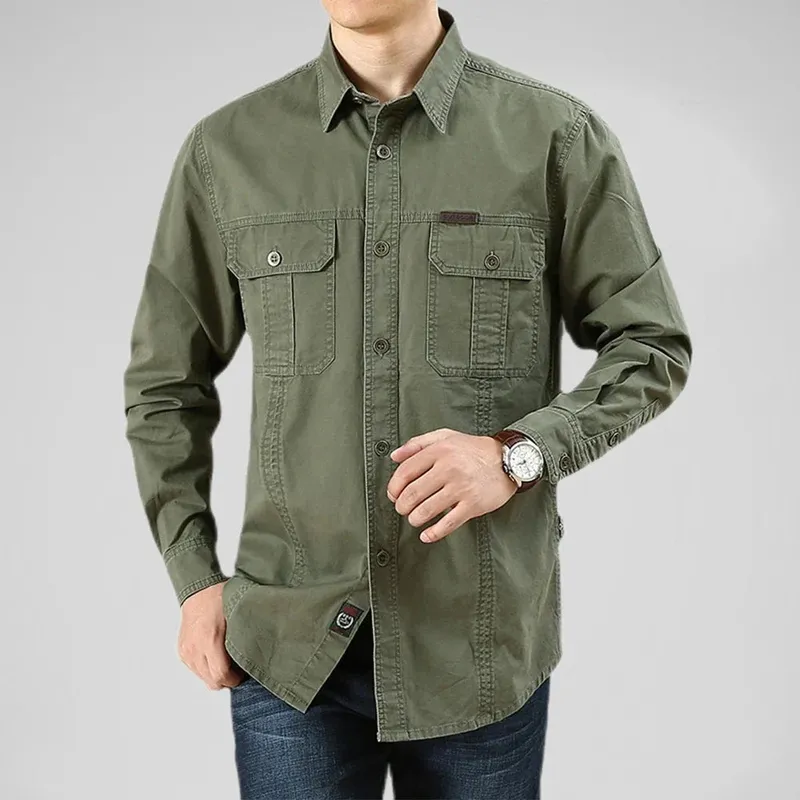 Utility Work Shirt with Pockets