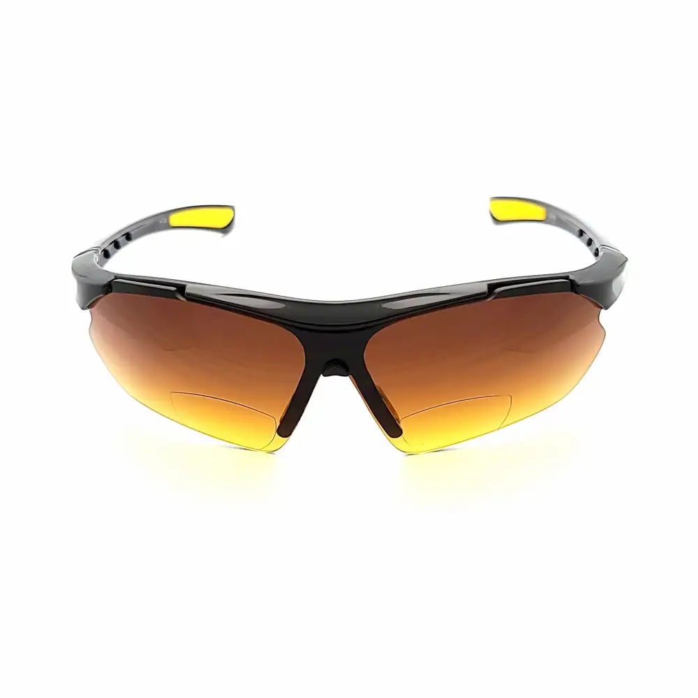 Bifocal Yellow-Tint Reading Glasses