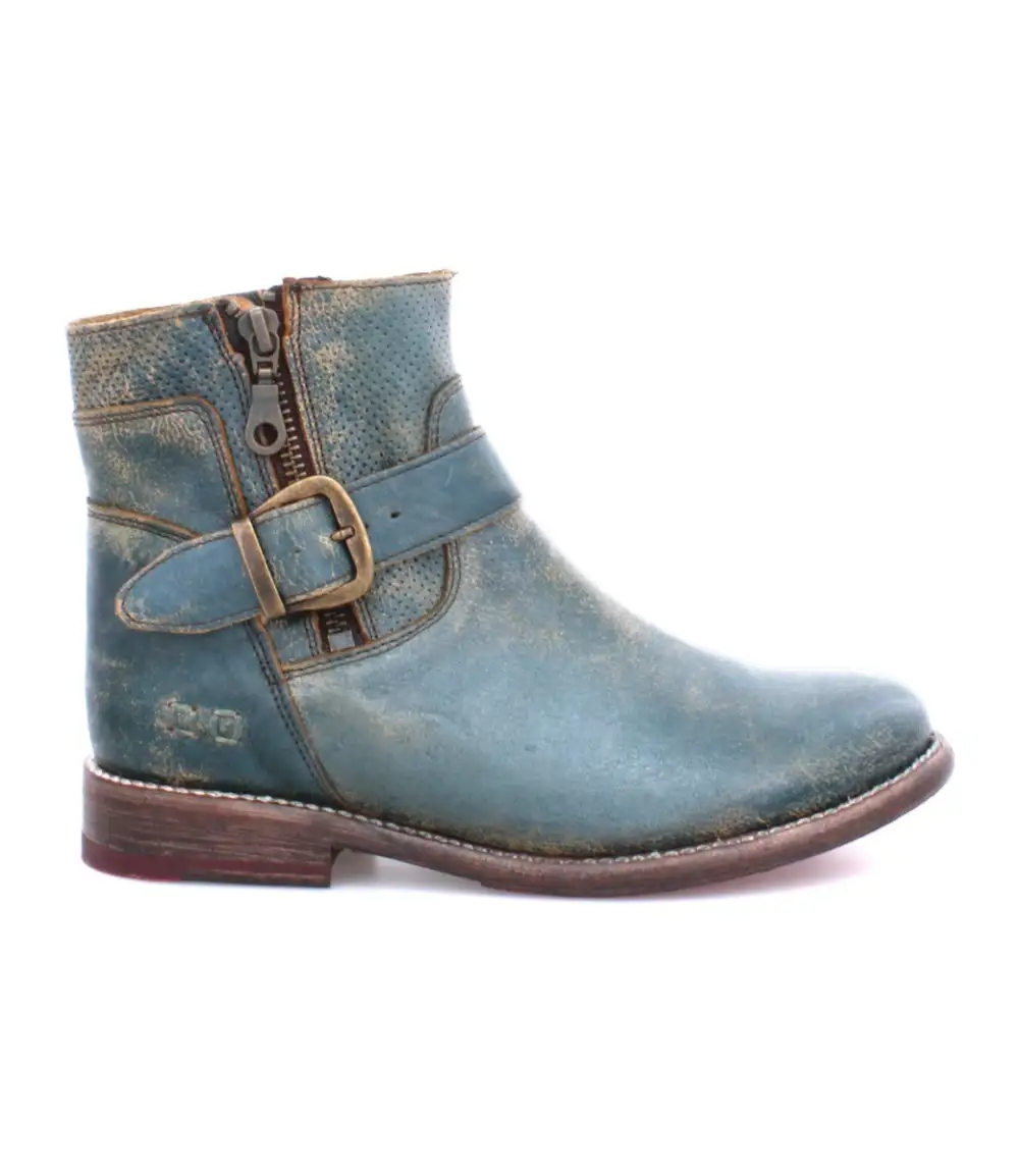 Buckled Perforated Everyday Boots