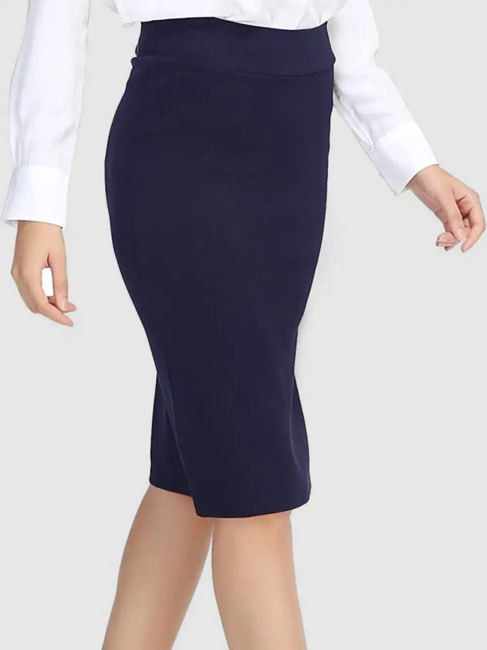 Structured Lightweight Wrap Skirt
