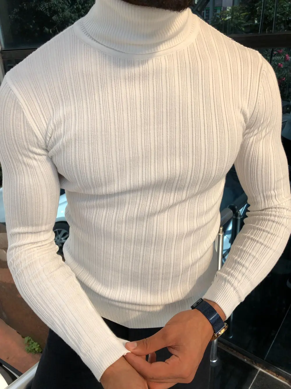 Heritage Slim Fit Knit Turtleneck Sweater