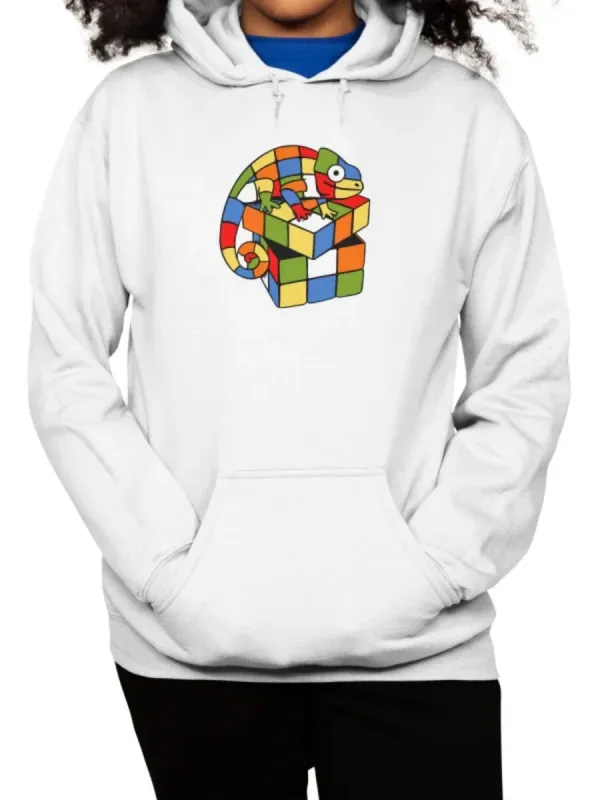 Rubik's Cube Chameleon Hoodie
