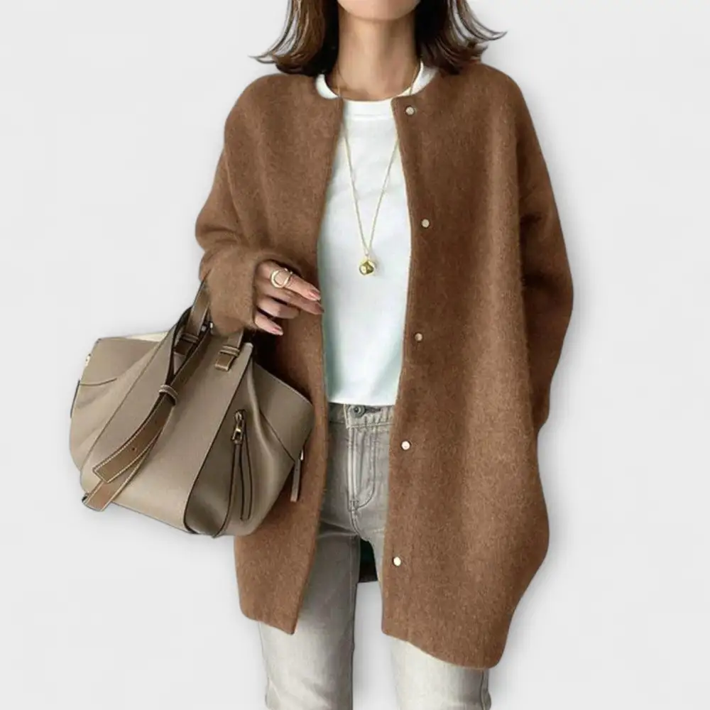 Relaxed Button Jacket