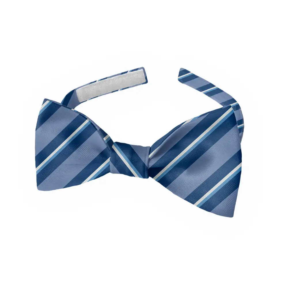 Salem Stripe Motif Bow Tie