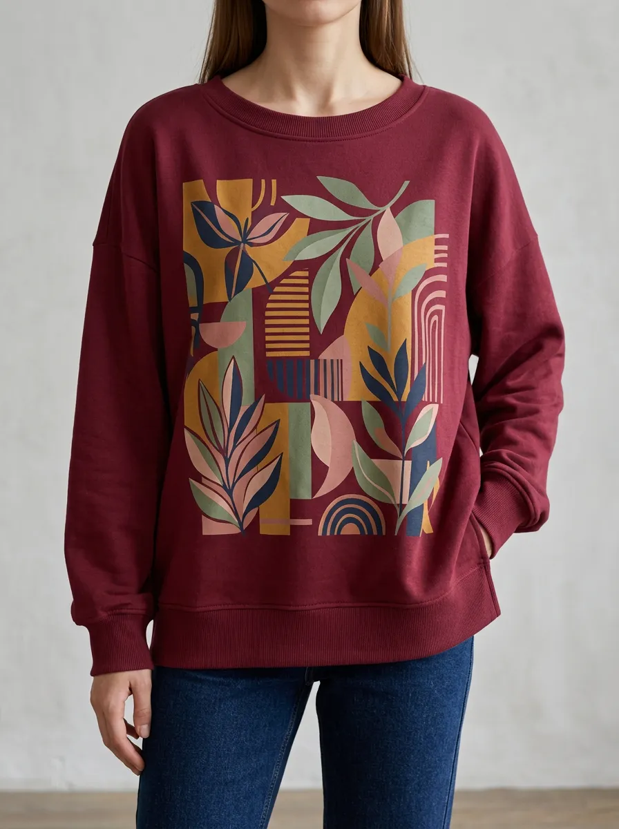 Graphic Easy Wear Sweatshirt