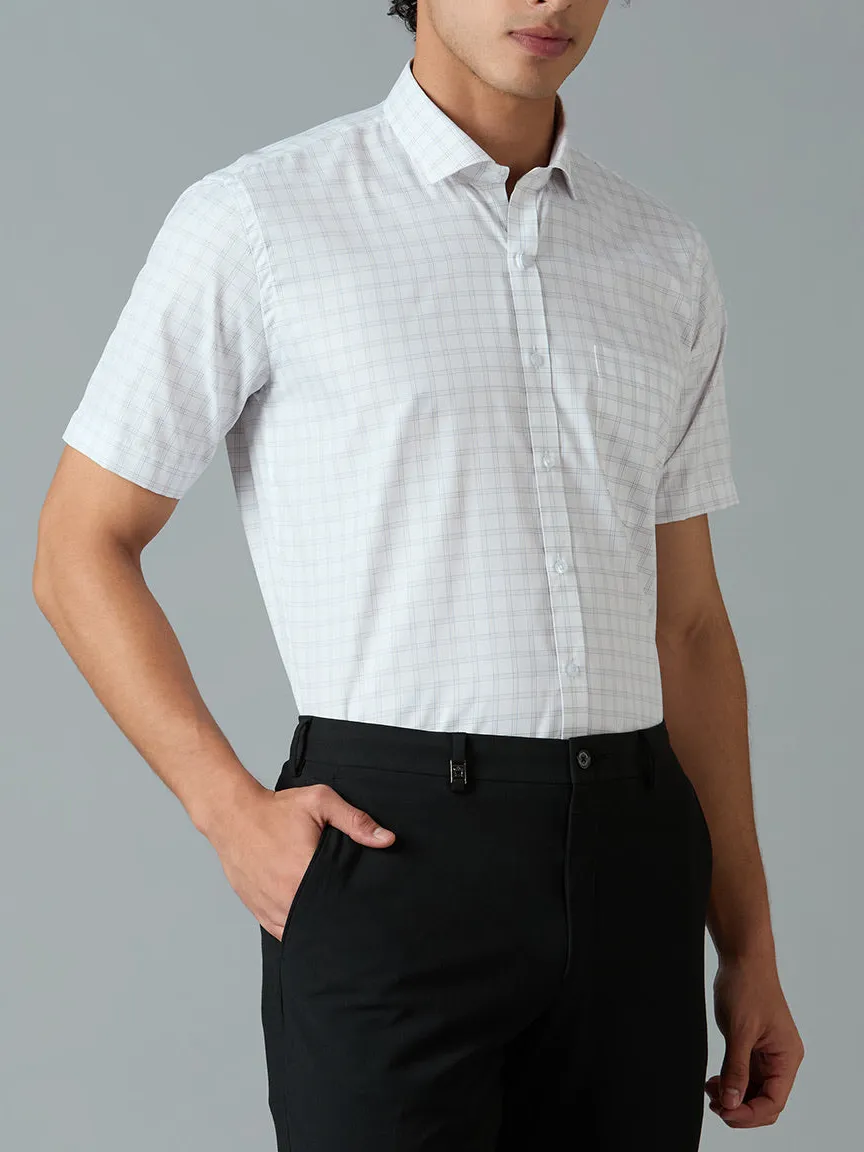 Weekend Checked Half Sleeve Classic Men's Formal Shirt