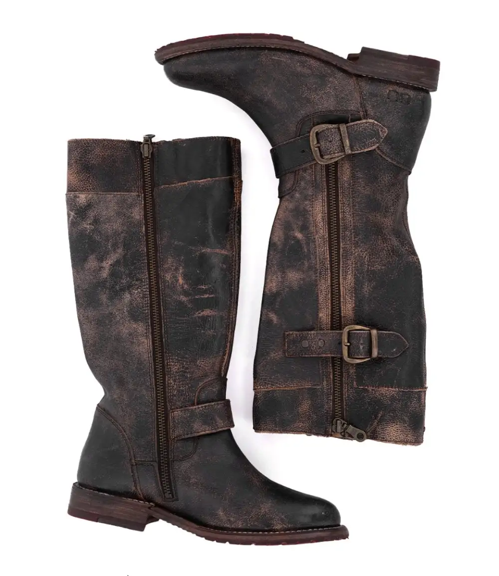 Buckled Heritage Tall Boots