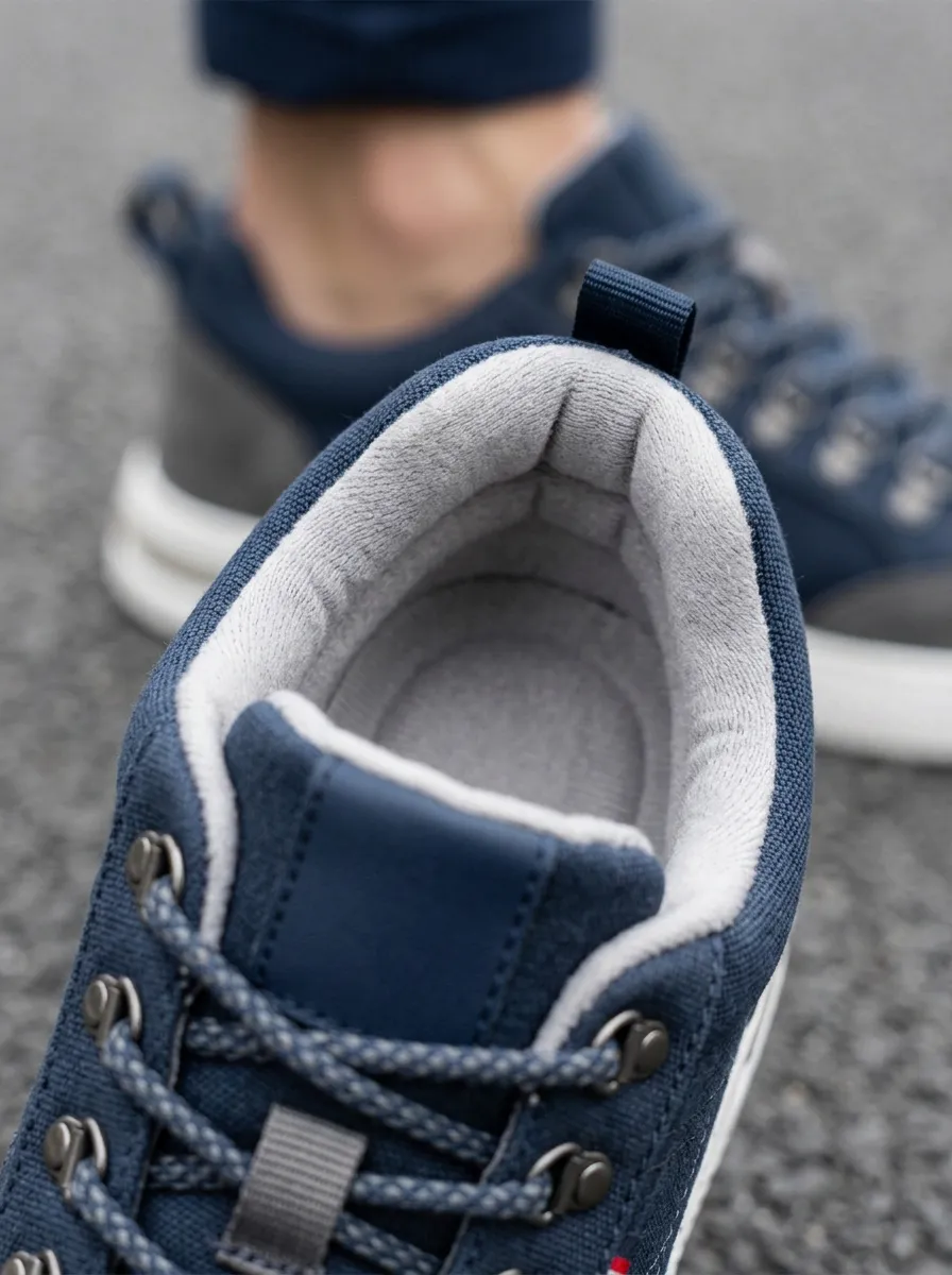 Men's Patchwork Outdoor Inspired Canvas Sneakers