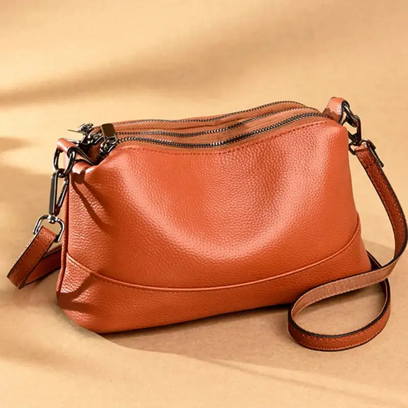 Contemporary Icon: Genuine Leather Designer Shoulder Bag