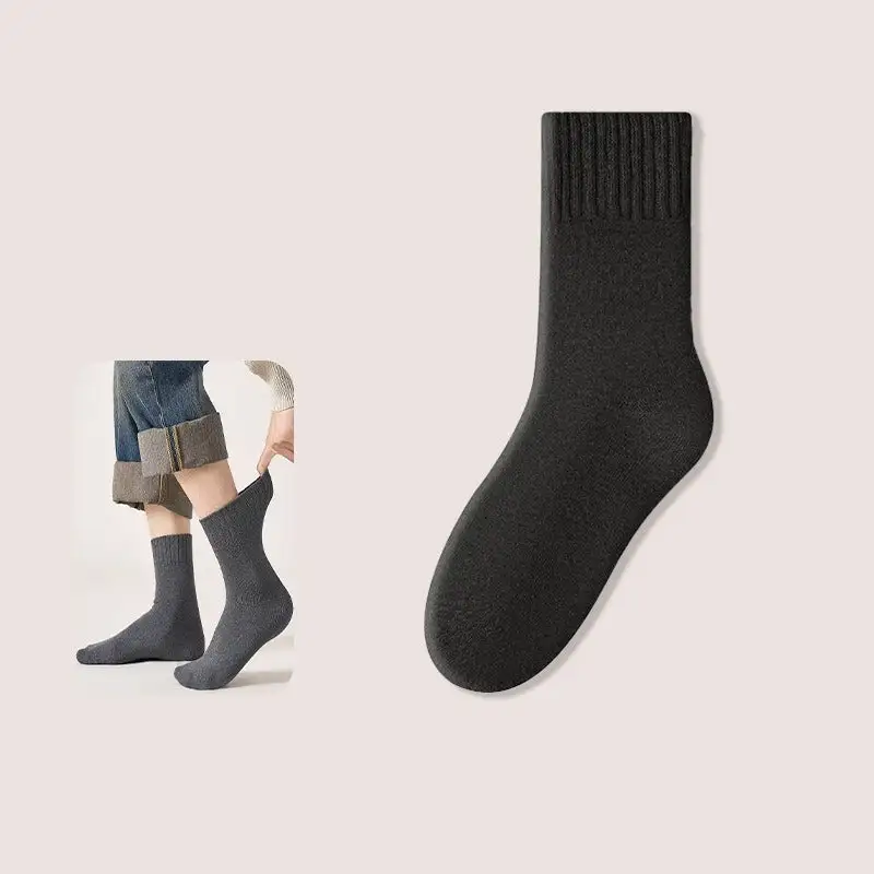 Cozy Thermal Terry Crew Socks