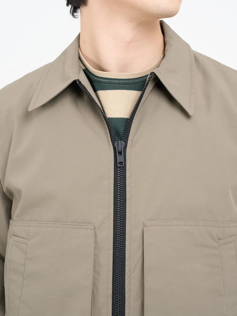 Khaki Long Sleeve Jacket