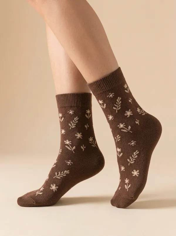 Floral Botanical Casual Socks