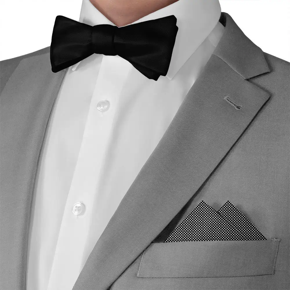 Contemporary Sharp Geometric Textured Pocket Square