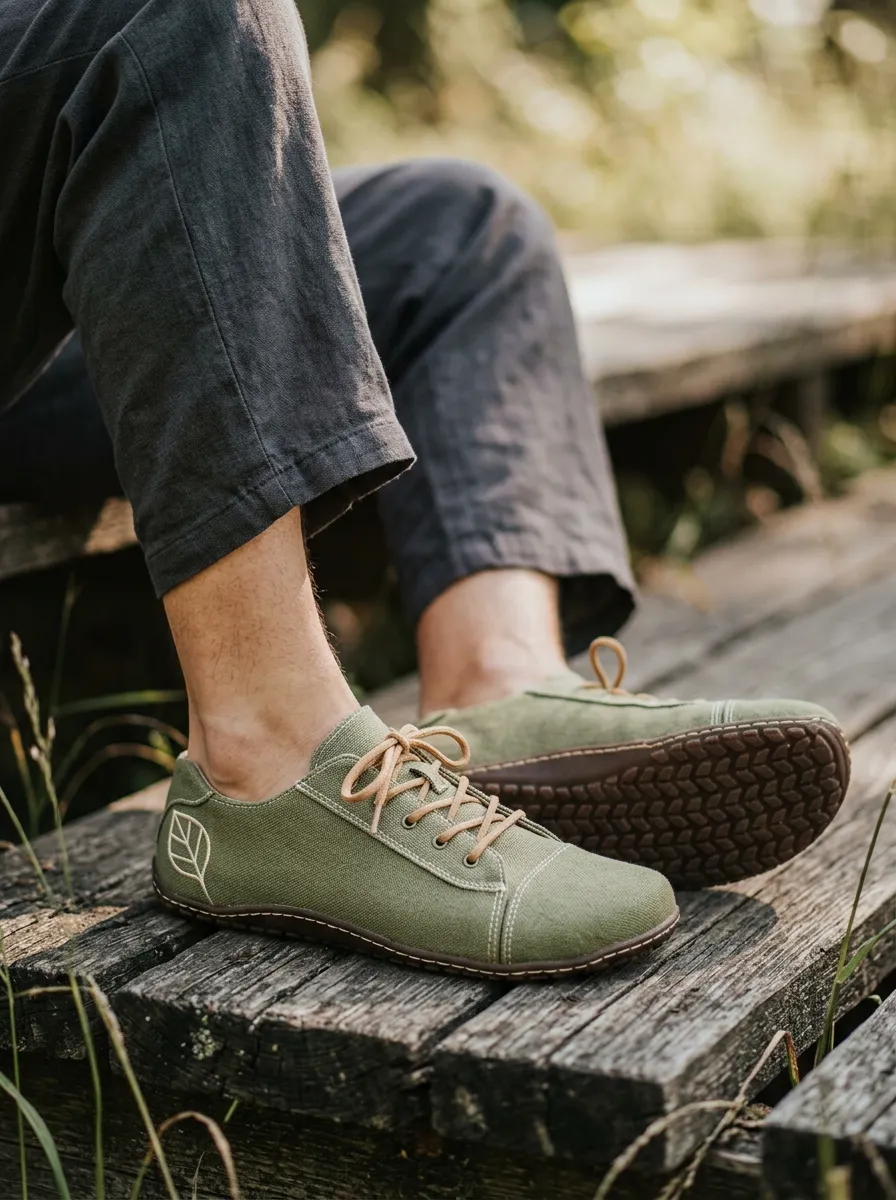 Cozy Leaf Graphic Profile Unisex Barefoot Shoes