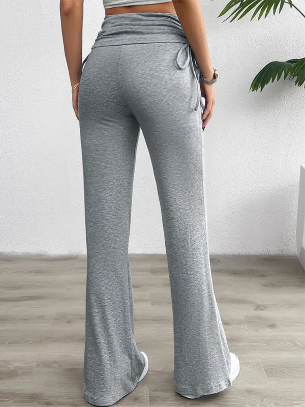 Clean Slim Fit Pleated Trousers Pants