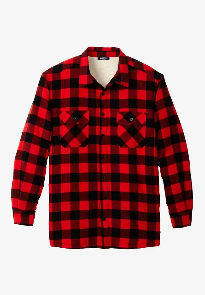 Fleece Sherpa Shirt Jacket