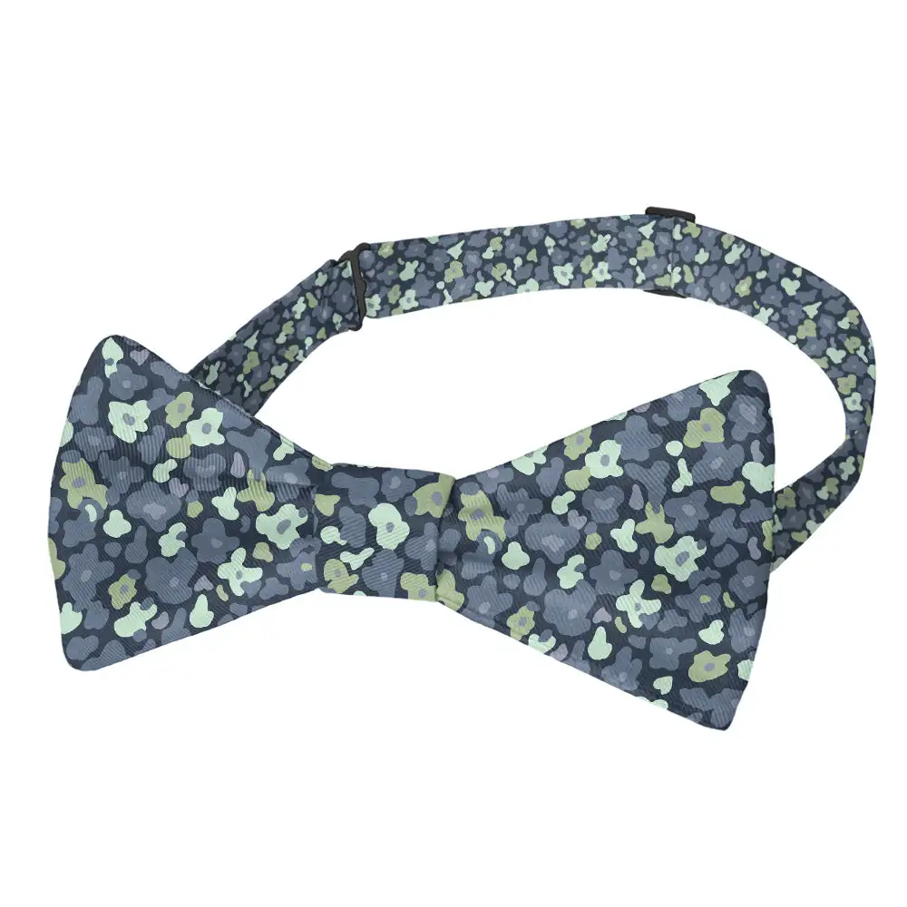 Camo Floral Motif Bow Tie