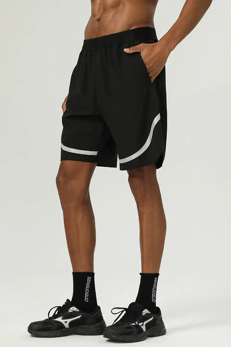 Quick Dry Breathable Side Pocket Athletic Shorts