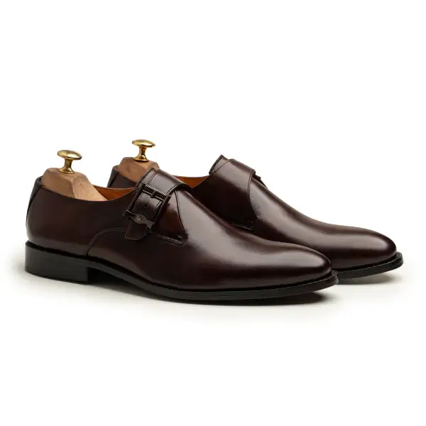 Structured Monk Strap Shoes