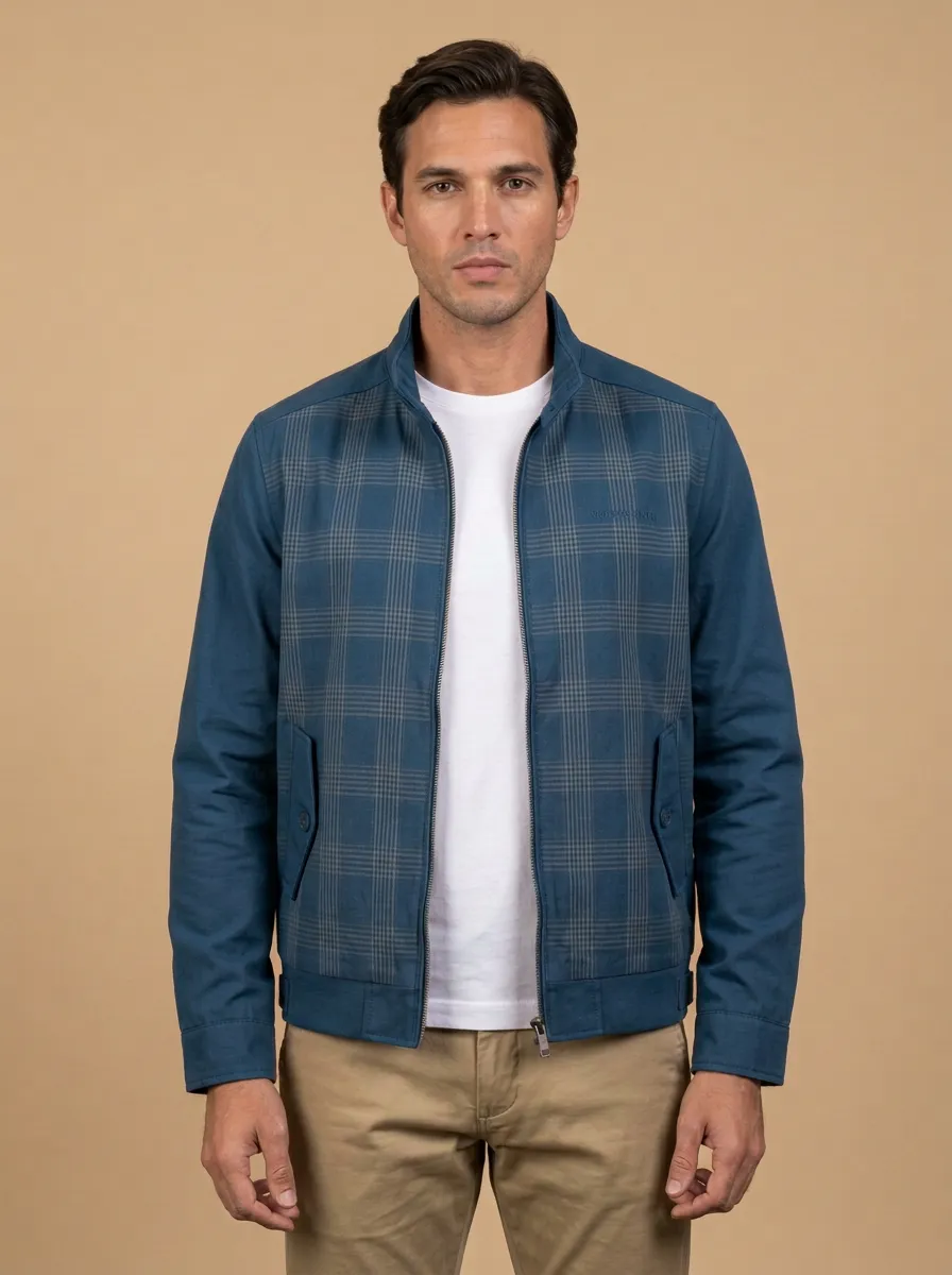 Plaid Zip Jacket