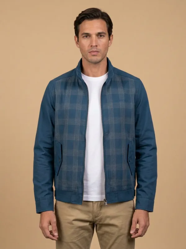 Plaid Zip Jacket