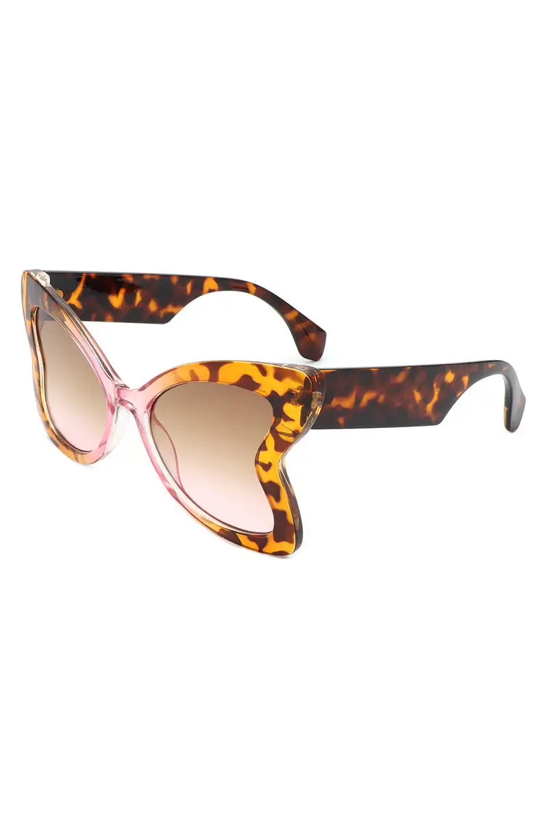 Cat Eye Butterfly Frame Sunglasses
