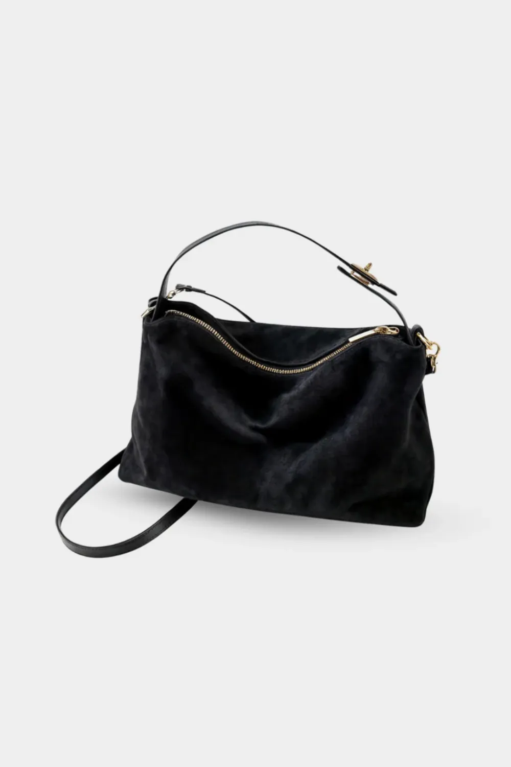 Suede Shoulder Bag