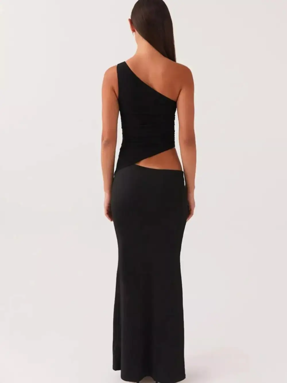 One Shoulder Top and Maxi Skirt Set
